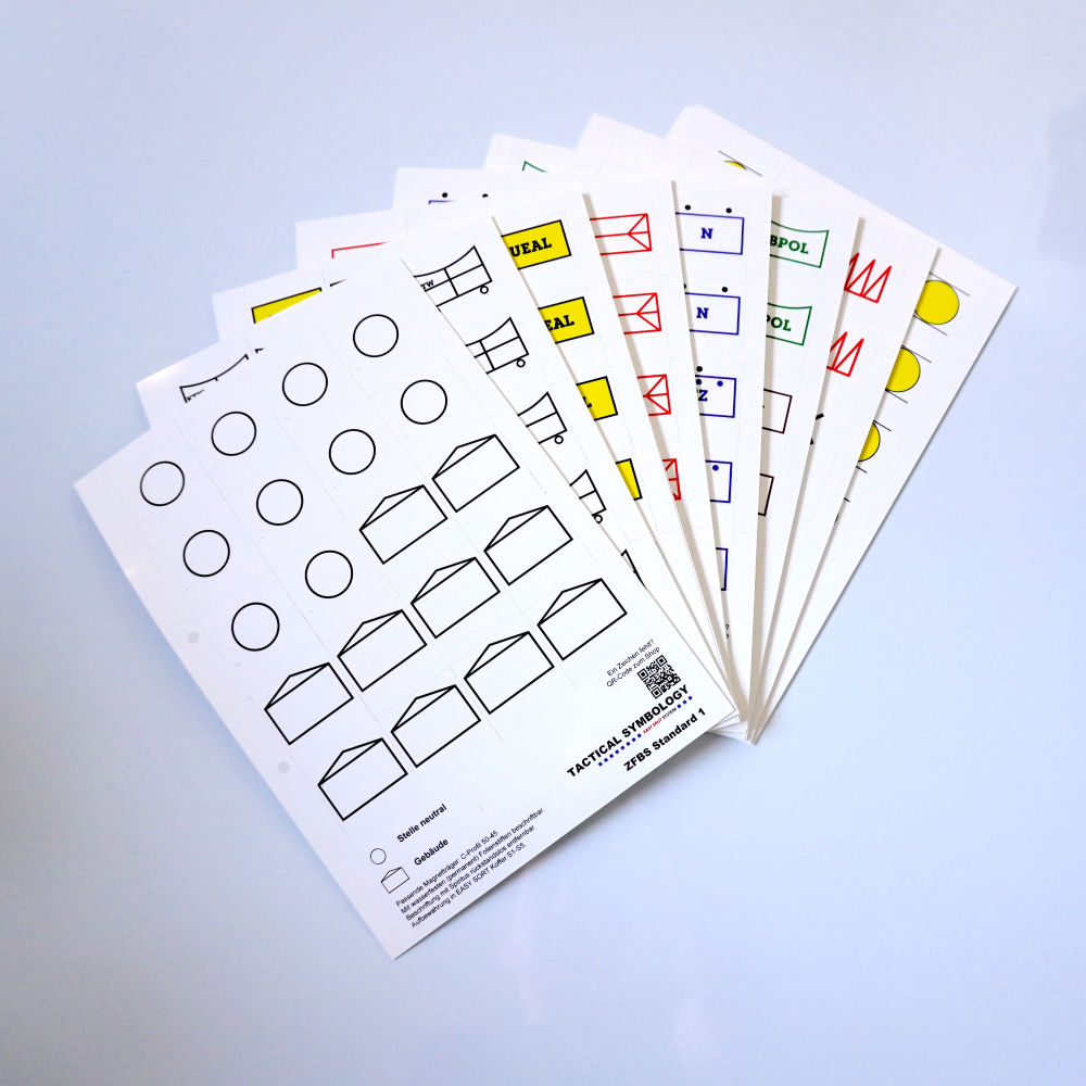 EASY SPLIT 50 - Basissatz XL Taktische Zeichen