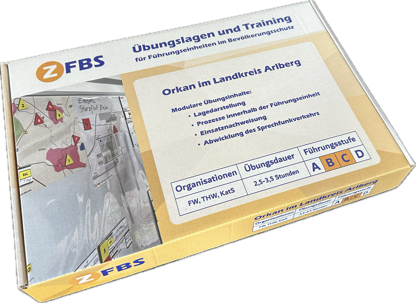 Trainings-/Übungslage - Orkan in Arlberg