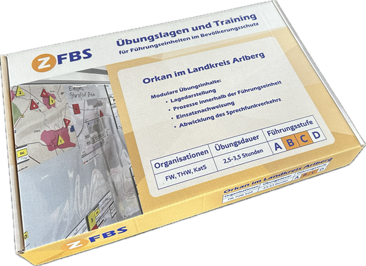 Trainings-/Übungslage - Orkan in Arlberg